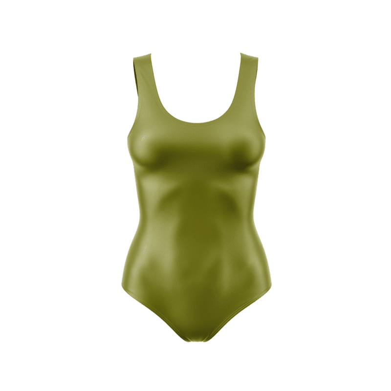 Olive BodysuitFront