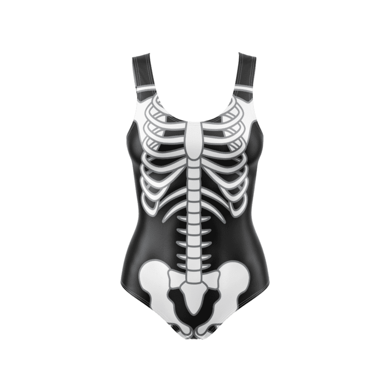 Skelleton Bodysuit Template Front