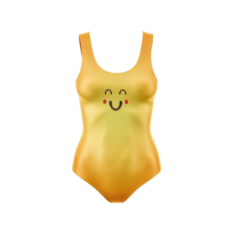 Smiley Face BodysuitFront