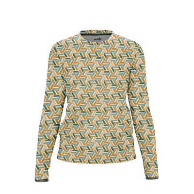 Abstract Geode Women’s Long Sleeve Shirt