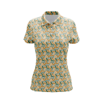 Abstract Geode Women’s Polo Shirt