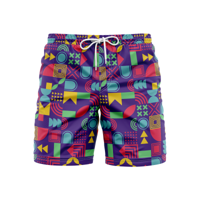 Angular Abstractions Sport Shorts