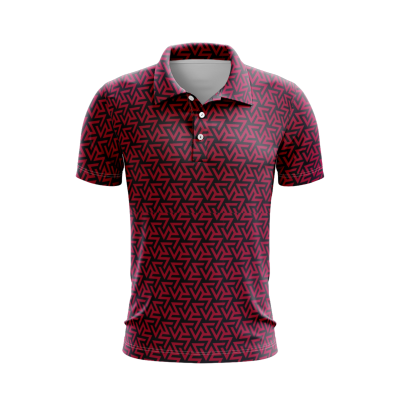 Angular Accents PoloShirtMenFront