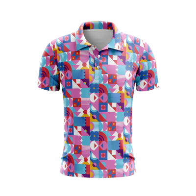 Geometric Chromatics Men’s Polo