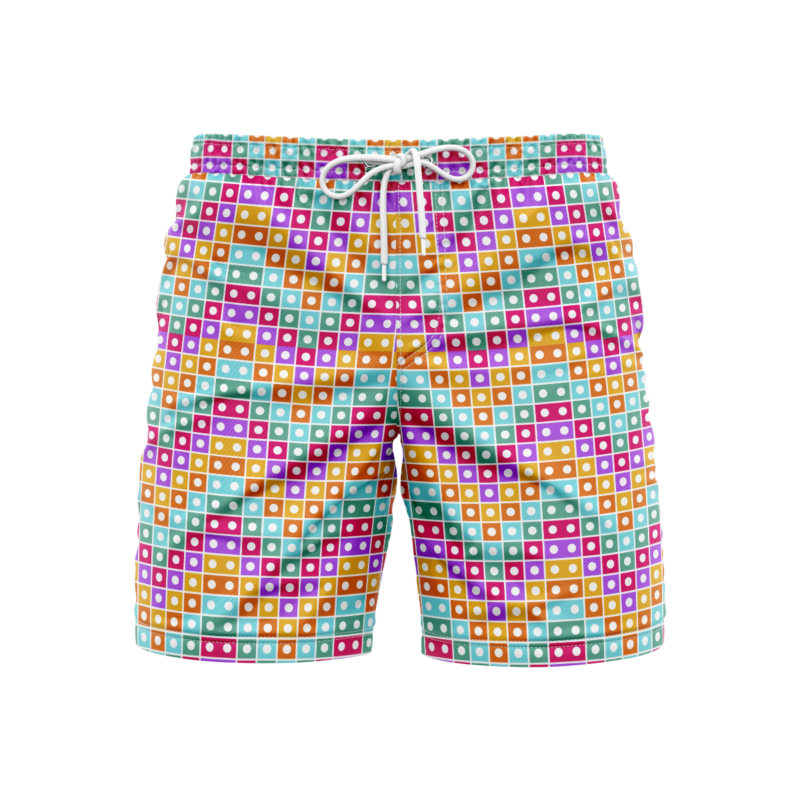 Geometric Convergence SwimshortsFront