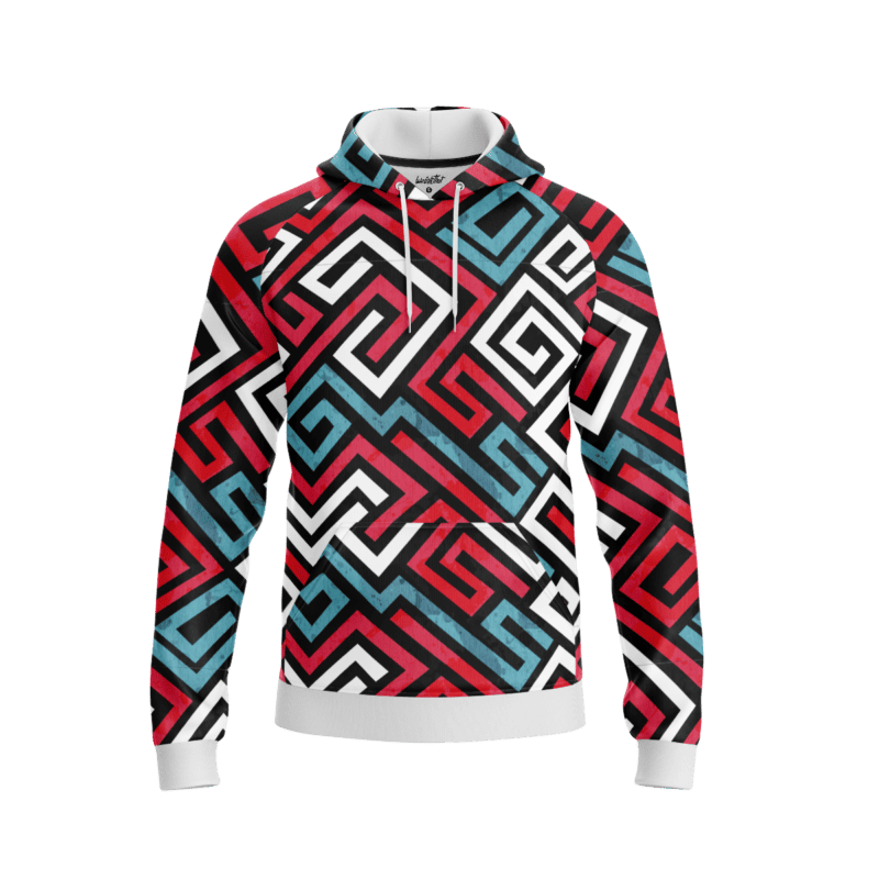 Geometric Essence HoodieFront