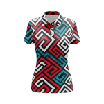 Geometric Essence Women’s Polo Shirt