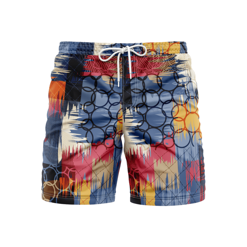 Geometric Flourish SwimshortsFront