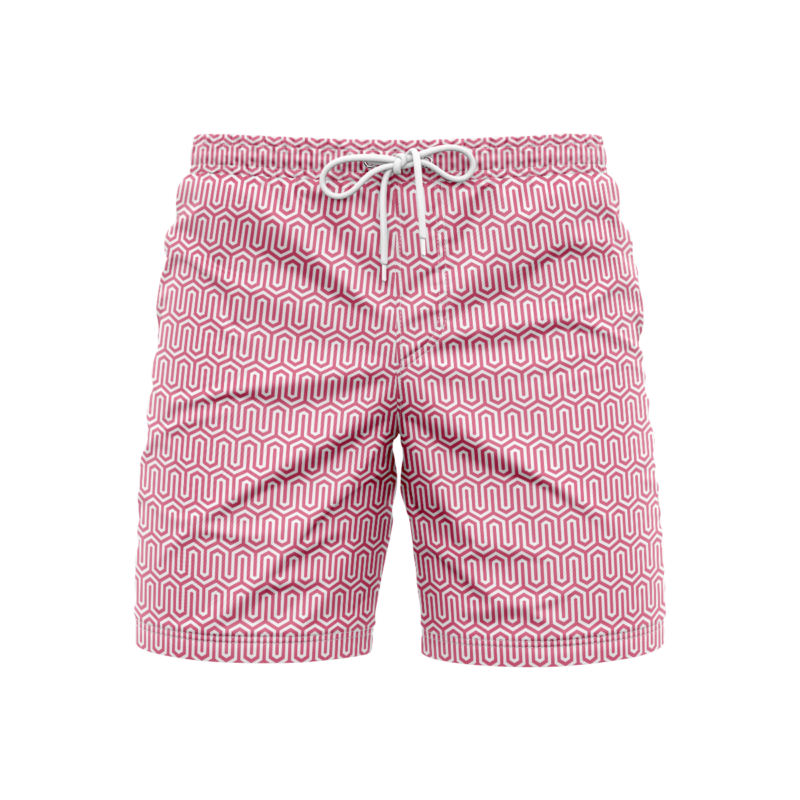 Geometric Interplay SwimshortsFront