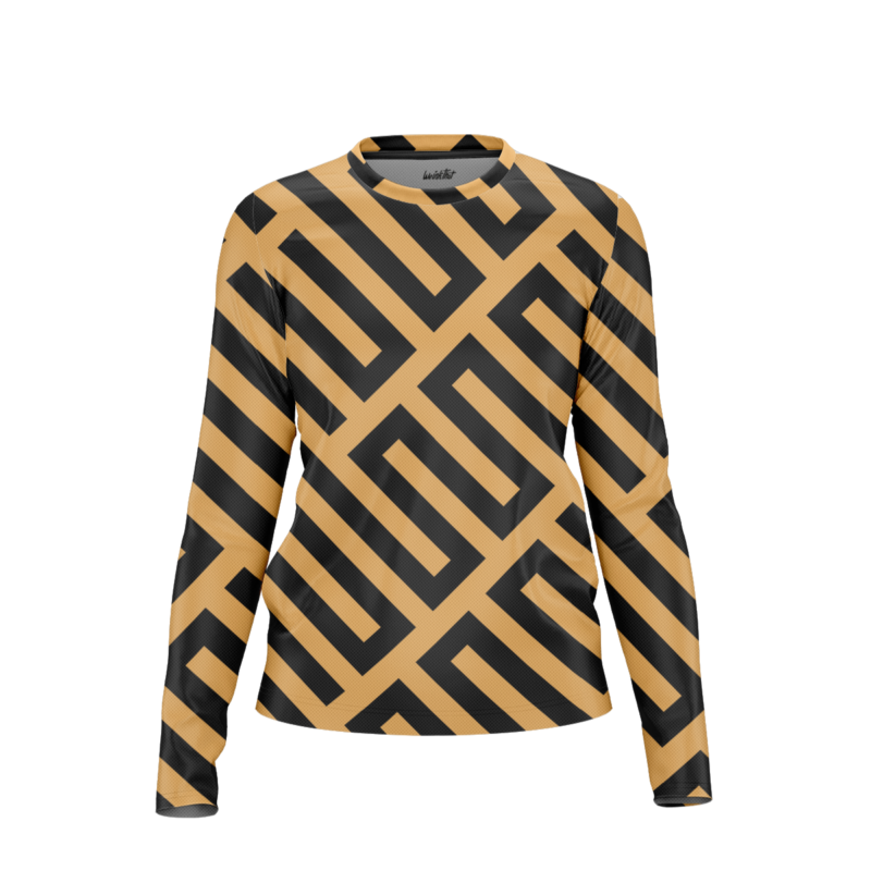 Geometric Intricacies LongSleeveWomenFront