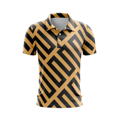 Geometric Intricacies Men’s Polo Shirt