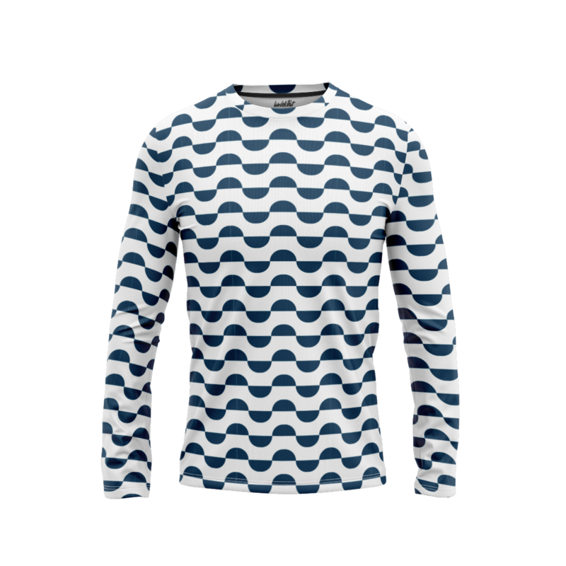 Geometric Opulence LongSleeveMenFront