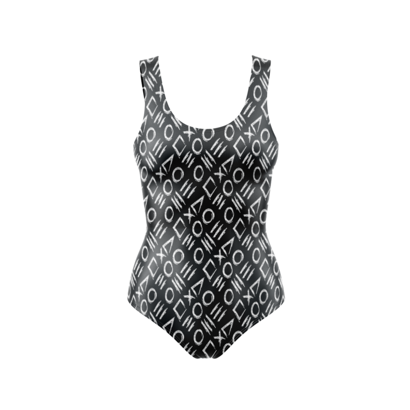 Geometric Progression BodysuitFront