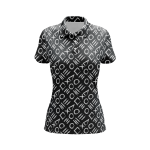 Geometric Progression Women’s Polo Shirt