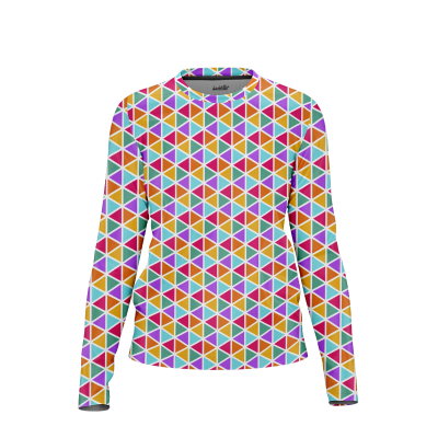 Geometric Radiance Women’s Long Sleeve Shirt