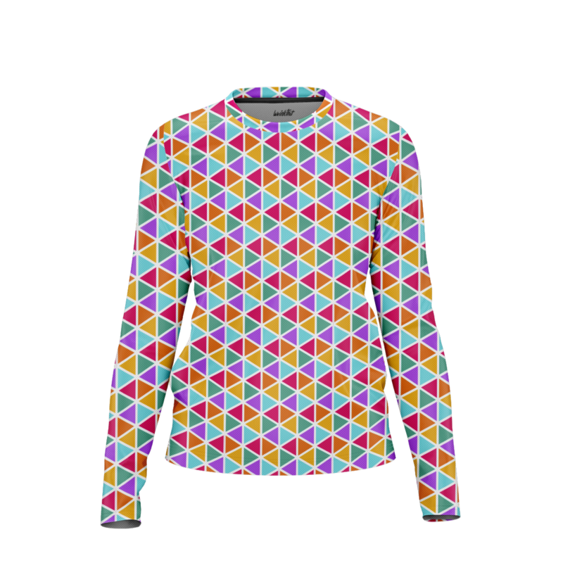 Geometric Radiance LongSleeveWomenFront