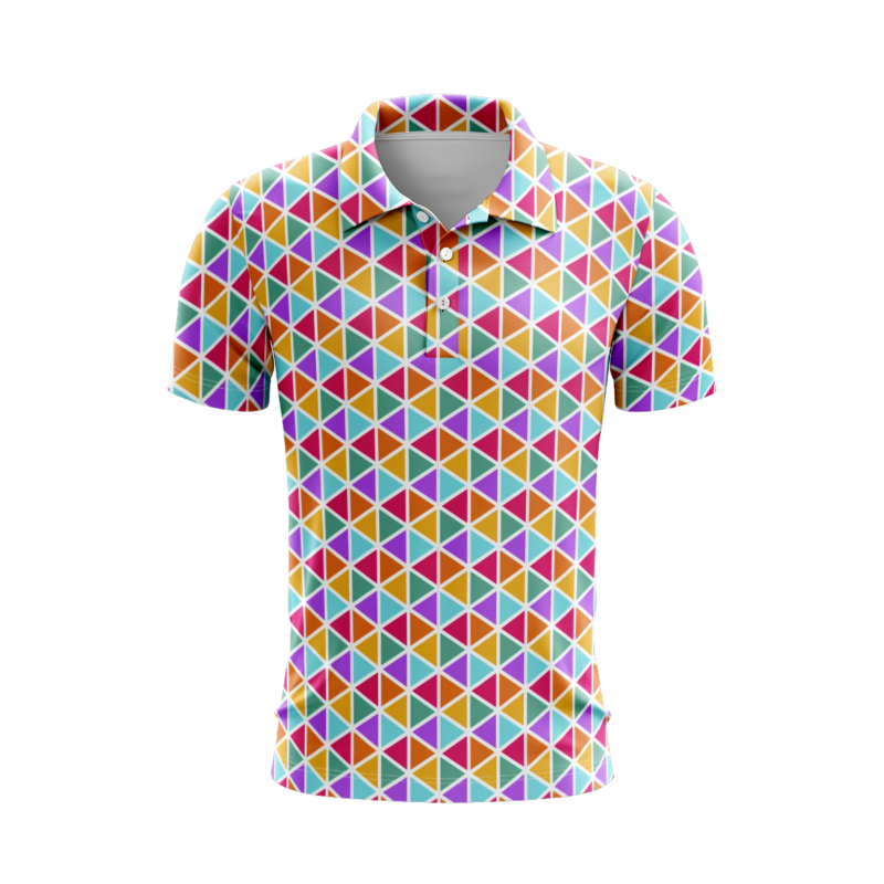 Geometric Radiance Men’s Polo