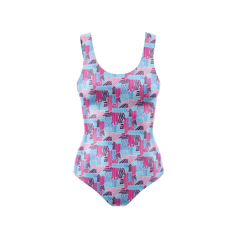 Geometric Transitions BodysuitFront