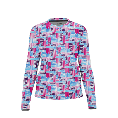 Geometric Transitions Women’s Long Sleeve Shirt