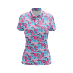 Geometric Transitions Women’s Polo Shirt