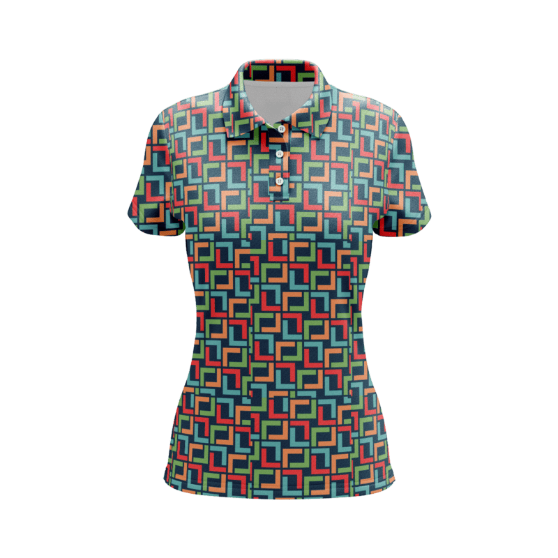 Geometric Unity PoloShirtWomenFront