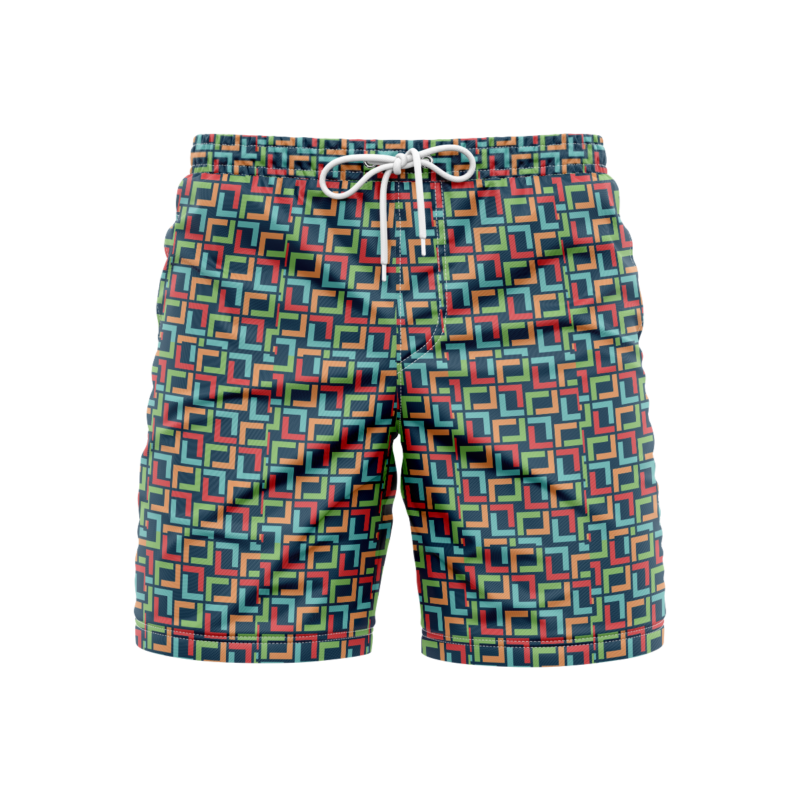 Geometric Unity SwimshortsFront