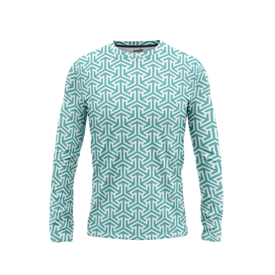 Geometric Vortex Men’s Long Sleeve Shirt