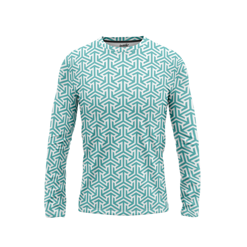 Geometric Vortex LongSleeveMenFront