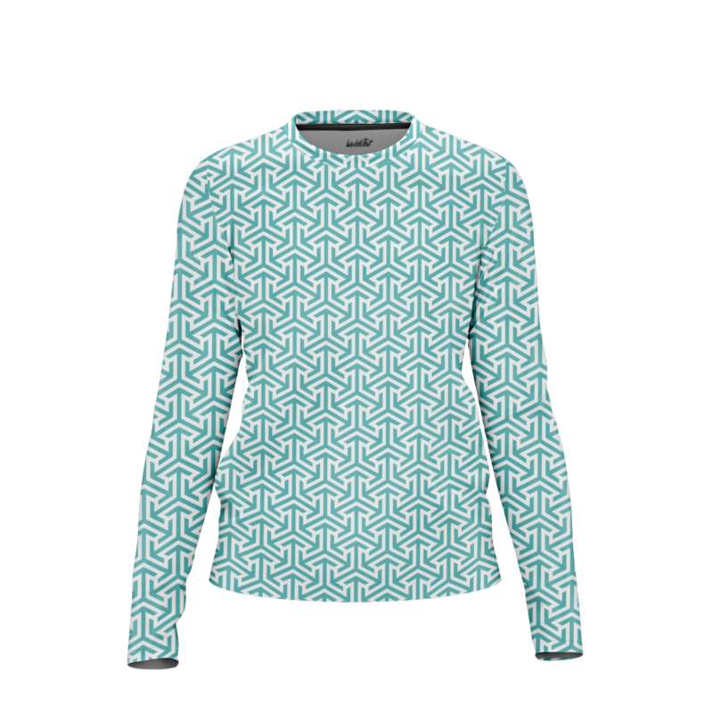 Geometric Vortex LongSleeveWomenFront