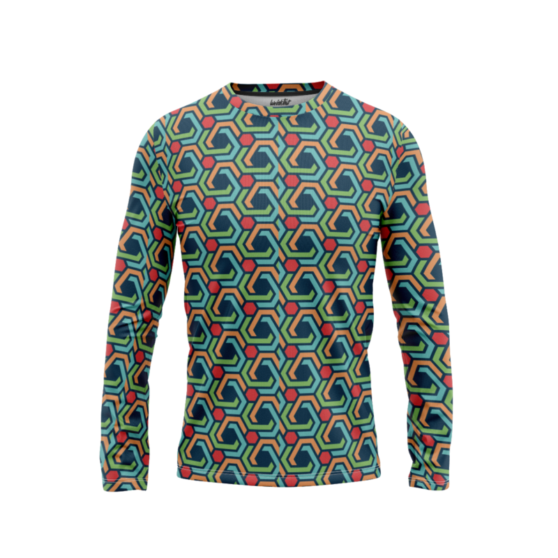 Polygonal Perfection LongSleeveMenFront