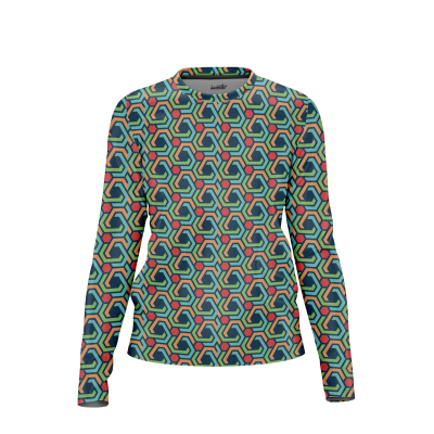 Polygonal Perfection Women’s Long Sleeve Shirt