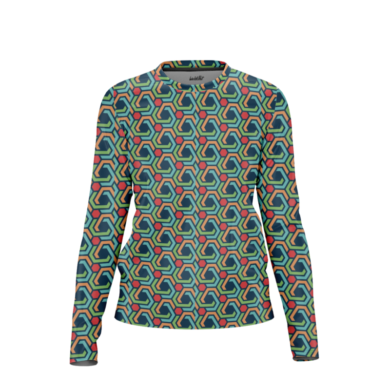 Polygonal Perfection LongSleeveWomenFront