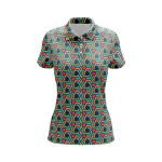 Polygonal Perfection Women’s Polo Shirt