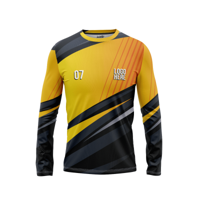 Soccer Style Two Men’s Long Sleeve T-Shirt