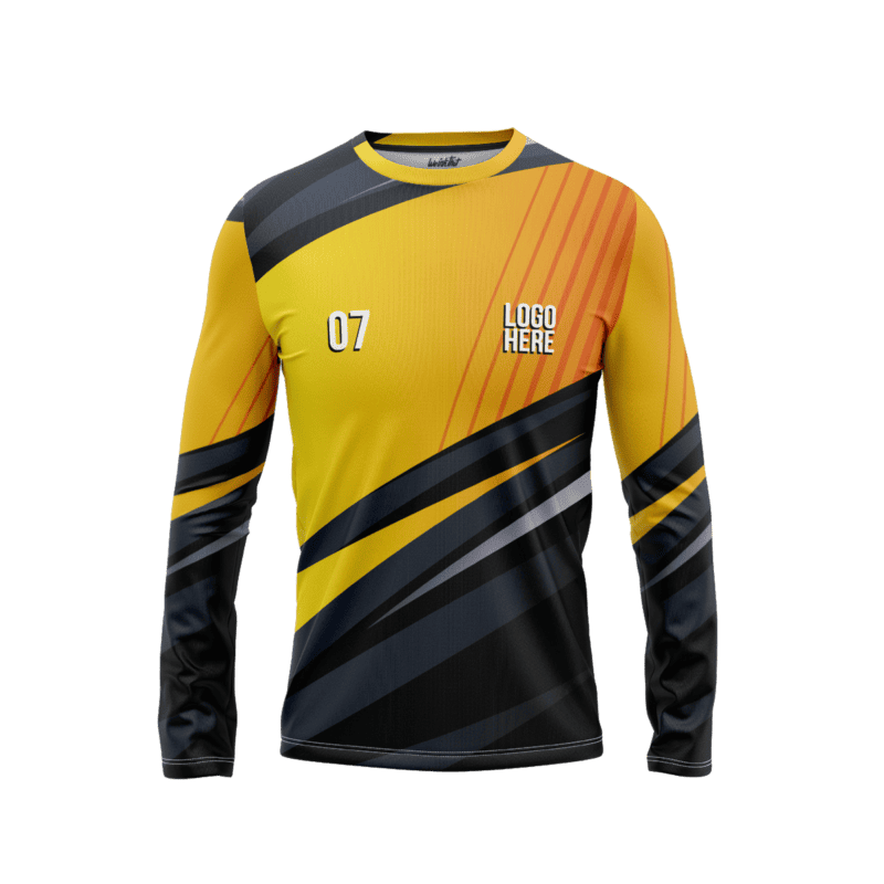 Soccer Style Two LongSleeveMenFront