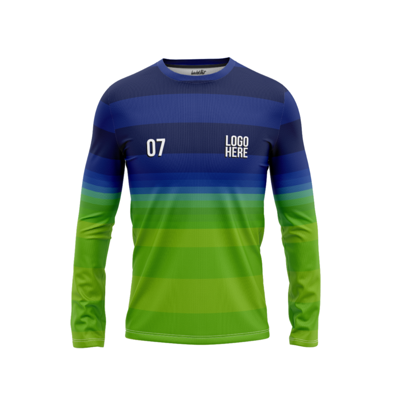 Soccer Uniform Style LongSleeveMenFront