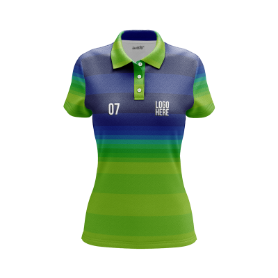 Soccer Uniform Style Women’s Polo Shirt