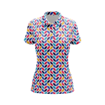 Structured Symmetry Women’s Polo Shirt