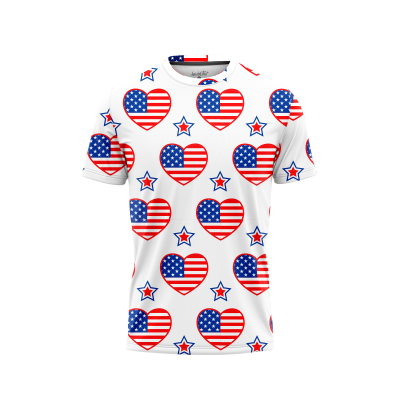 Red, White, and Blue Spirit Men’s T-Shirt