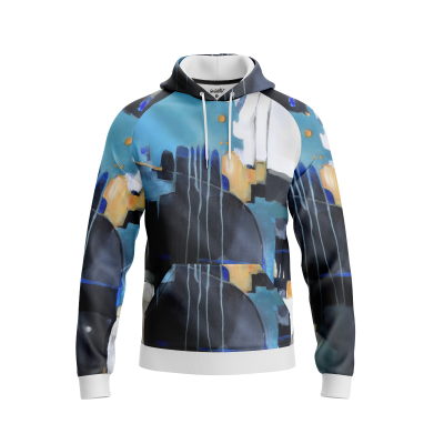 Abstract Aquatics Hoodie