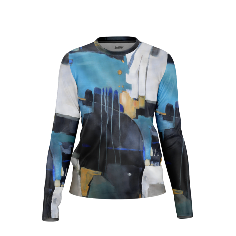 Abstract Aquatics LongSleeveWomenFront