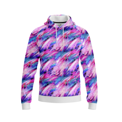 Abstract Watercolor Flair Hoodie