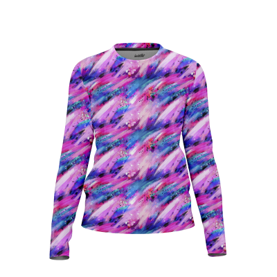 Abstract Watercolor Flair Women’s Long Sleeve Shirt