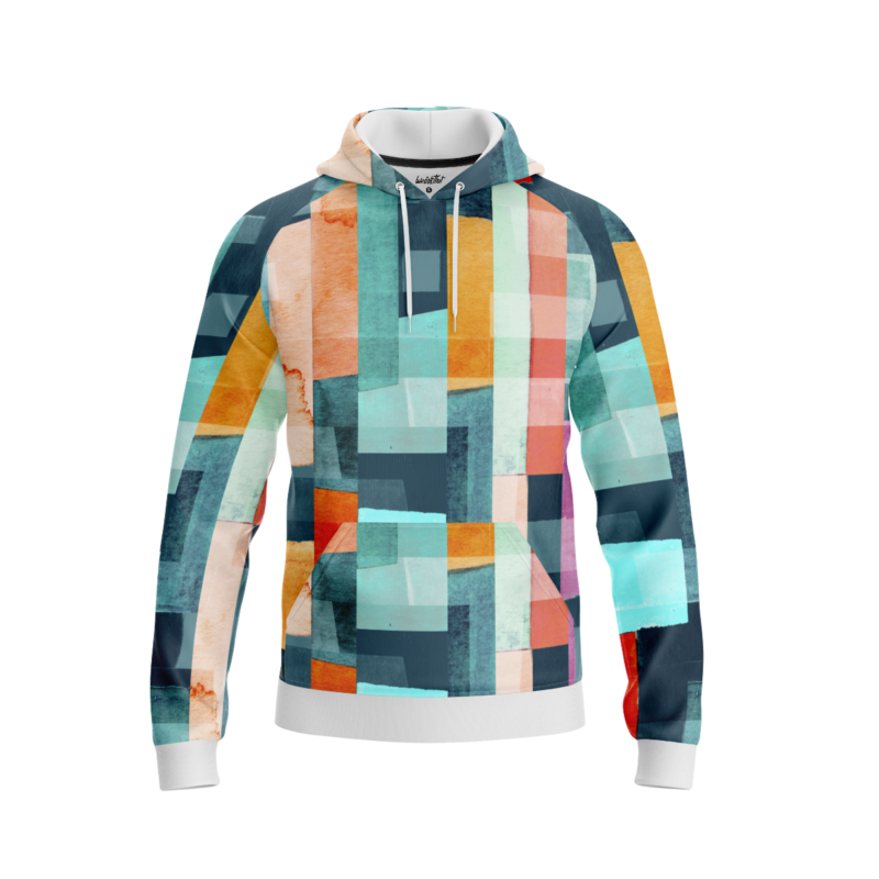 Abstract Watermarks HoodieFront