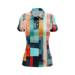 Abstract Watermarks Women’s Polo Shirt