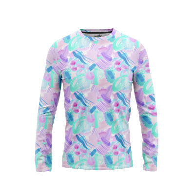 Aqua Blush Men’s Long Sleeve Shirt