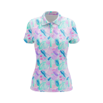 Aqua Blush Women’s Polo Shirt