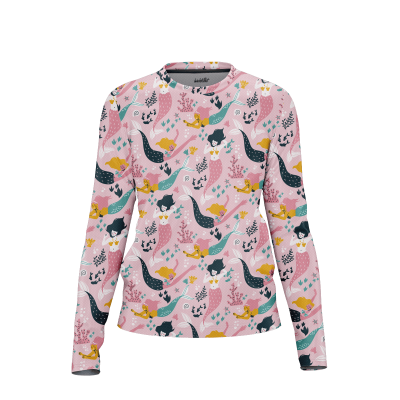 Black and White Safari Women’s Long Sleeve Shirt