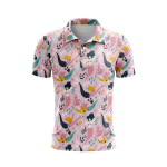 Black and White Safari Men’s Polo Shirt