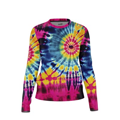Colorful Tie-Dye Creations Women’s Long Sleeve Shirt
